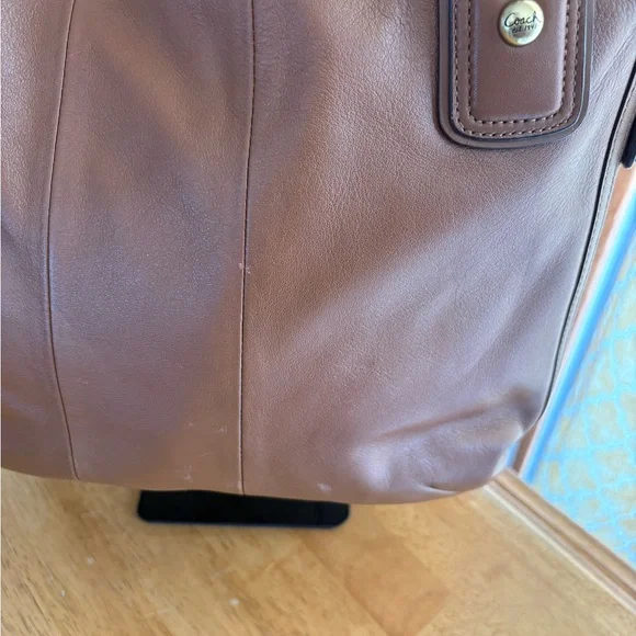 2011 Coach Kristin Brown Leather Shoulder Bag - Picture 6 of 6